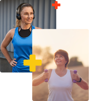 mulheres exercitando-se